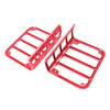 Jeep Wrangler JK (2007-2016) Red Steel Metal Tail Light Covers