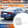 BMW 530i 540i M5 (2001-2006) Silver Tone Rear Tow Hook Cover