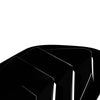 BMW X6 E71 E72 2 x Gloss Black Rear Side Window Louvers (2008-2014)