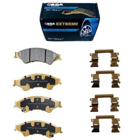Ford Ranger PX Front Heavy Duty Brake Pads & Shim Hardware (2011–2015)