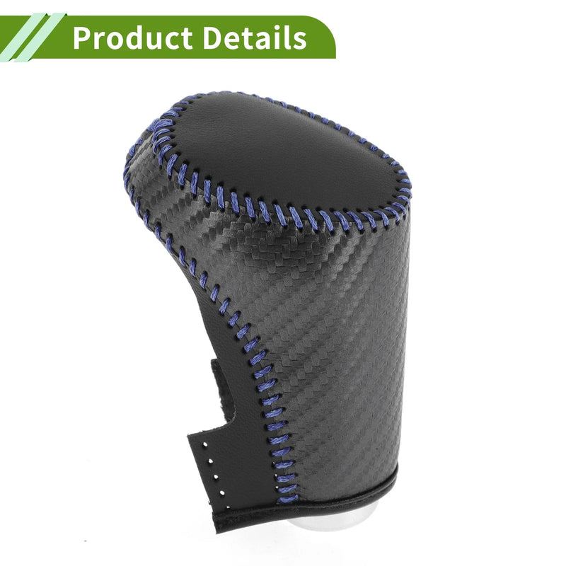 Chevrolet Malibu Black Carbon Fiber Black Blue Gear Shift Knob Cover