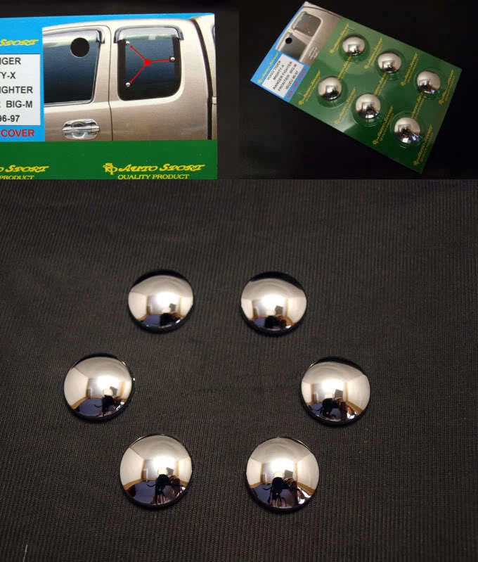 Toyota Isuzu Nissan 6 x Chrome Side Cab Covers