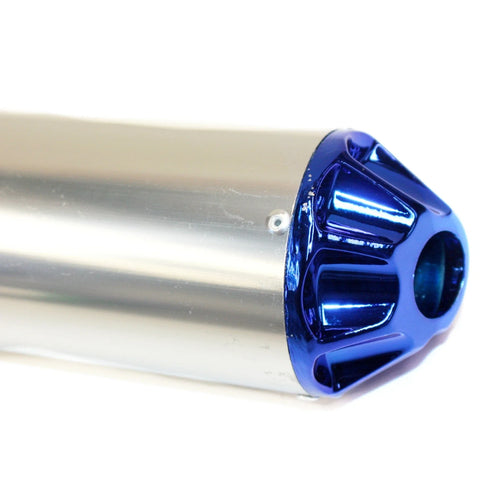 90-140cc Pit Pro Quad Dirt Bike ATV 28mm Blue Exhaust Muffler Clamp