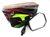 Honda GL500 Silverwing Black Green Hex Soko Mirrors (1981-1982)