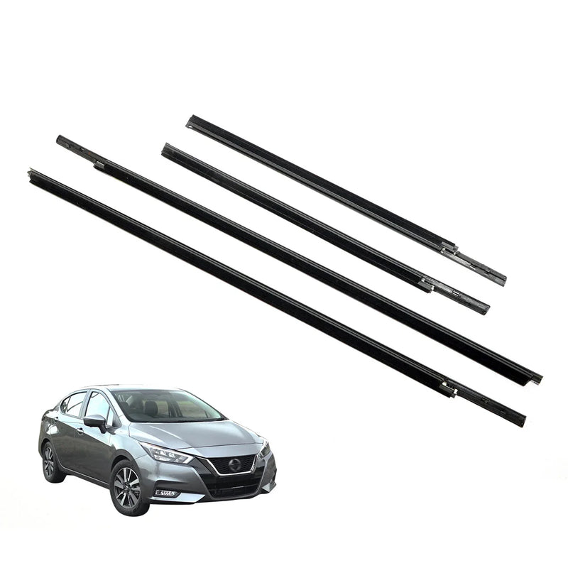 Nissan Almera Versa Latio Sunny 2011-2019 Rear Door Belt Molding Set