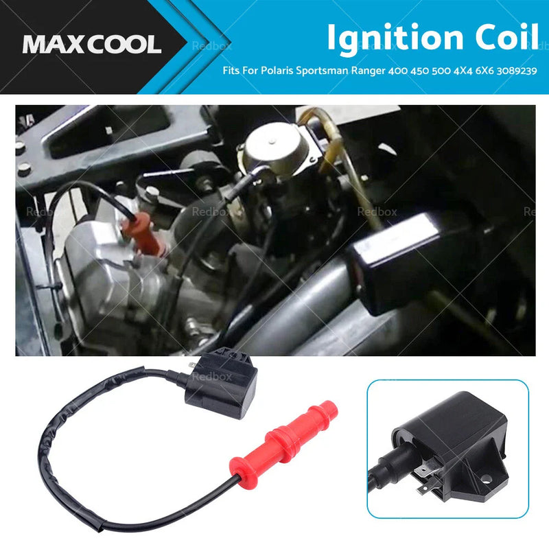 Polaris Sportsman Ranger 400 450 500 4X4 6X6 Ignition Coil (2004-2014)