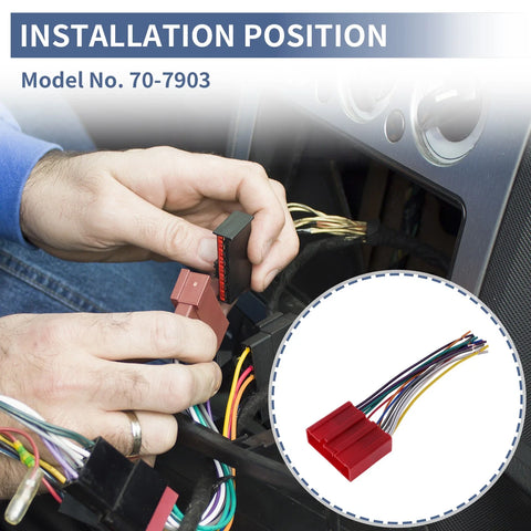 Mazda 2 Car Stereo CD Player Wiring Harness (2011-2014)