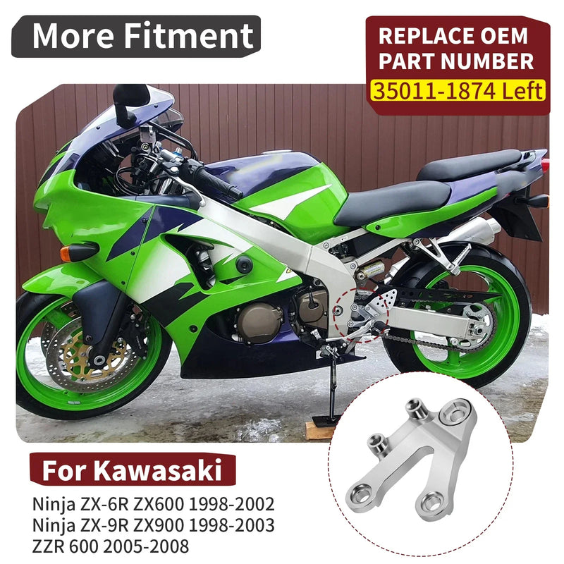 Kawasaki ZX6R ZX9R ZZR600 Foot Peg Step Mount Stay