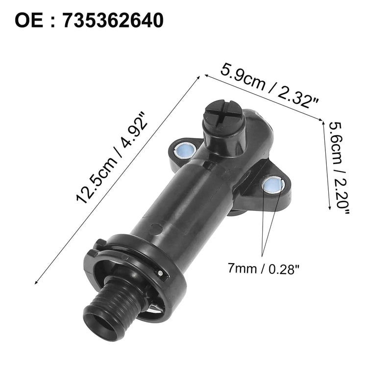 BMW X3 Engine Thermostat Plastic Metal (2003 - 2010)