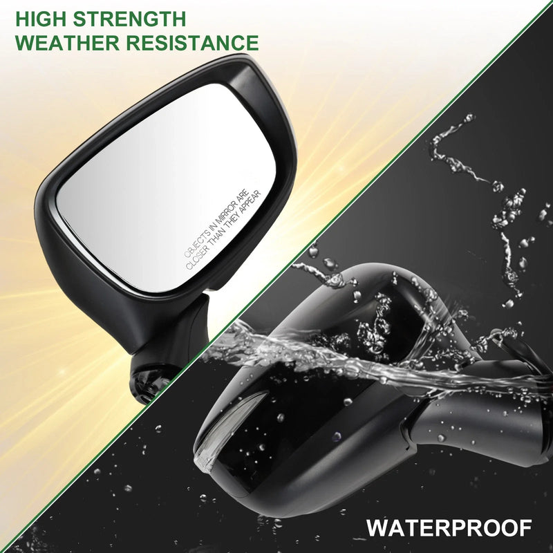 MAZDA CX-5 2015-2016 Manual Folding Black Right Side Door Mirror
