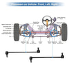 Honda Ridgeline Front Sway Bar Links (2006-2014)