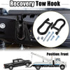 Chevy Silverado 1500 Black Front Tow Hook Kit