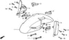 Honda CBR 900RR Fireblade Stainless Mudguard Fender Bolts (1996–1999)