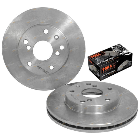 Kia Sportage JA Front Disc Brake Rotors & Pads (1999-2004)