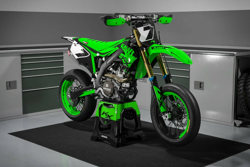 Kawasaki KLX 140 2008-2018 KING STYLE Decals Custom Sticker Kit