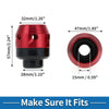 Motorcycle 2 x Front Fork Frame Sliders Aluminum Alloy Red