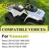 Kawasaki Bayou 300 KLF300-B Air Filter Guide (1988–1988)