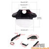 Harley Sportster 48 XL1200X 883 Dyna Windshield & Batwing Fairing (2010-2023)