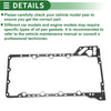 BMW 550i and BMW 650i Oil Pan Gasket (2011-2016 and 2012-2018)