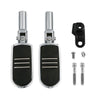 Harley Softail FLS, FLSTSB Chrome Rear Footpegs Mounts (2012-2017, 2008-2011)