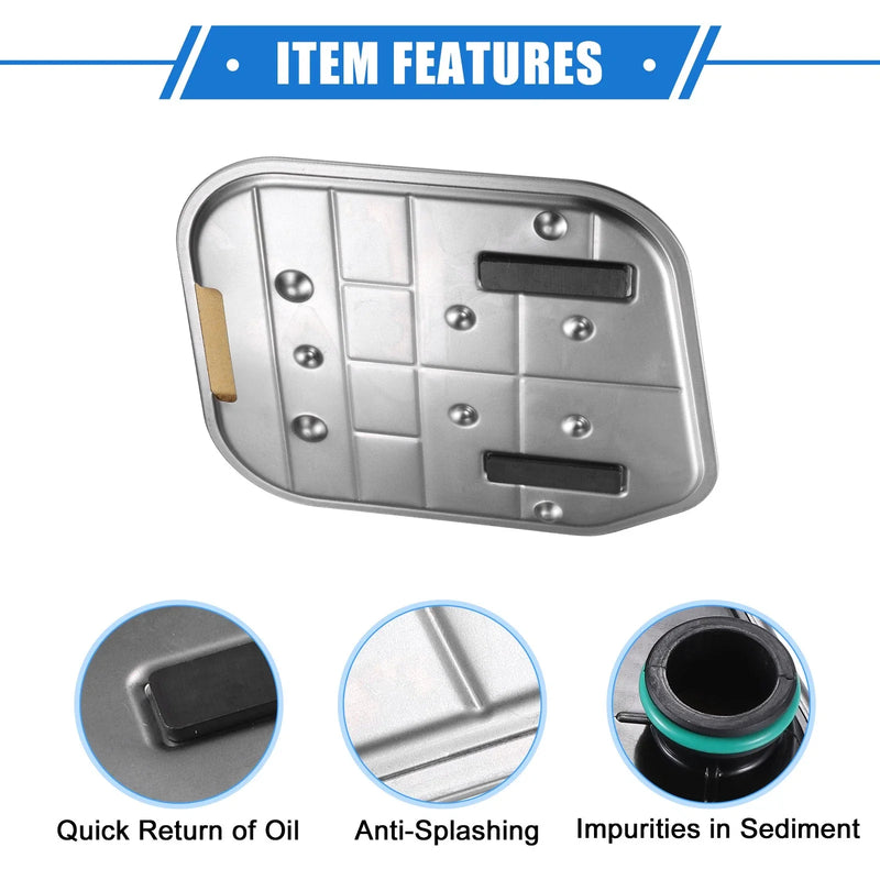Dodge Challenger 2018 (2018) - Durable Metal Silver Tone Transmission Filter