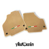 Ferrari 488 GTB (2015-2022) - AutoWin Brand Beige Floor Mats
