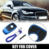 Mercedes Benz Car Key Fob Cover 4 Buttons Remote Case Blue (2017-2021)