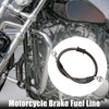 Motorcycle ATV Dirt Bike 50cm / Braided Brake Clutch Oil Hoses Line Pipe