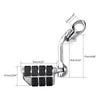 Harley Touring Engine Guard 1-1/4" Chrome Footpeg Footrest Mount