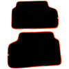 BMW M5 E39 with Orange Trim Black Floor Mats (1998-2003)