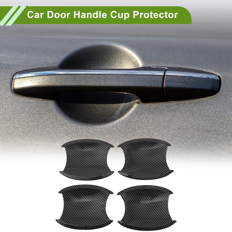 Honda CR-V 2007-2011 Carbon Fiber Black Car Door Handle Cup Protector