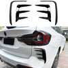 For 2022-23 BMW X3 G01 LCI M-Sport Carbon Look Rear Bumper Vent Side Canards