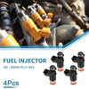Honda Civic (2001-2005) DX, LX 1.7L Black Fuel Injector 4 x