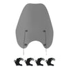 Harley Breakout, Fat Bob, Low Rider 49mm Smoke Windshield Clamps (2018-2024)