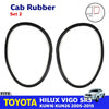 CAB Rubber Seal Weatherstrip Pair Fits Toyota Hilux Vigo SR5 Pickup 2005-15 D09