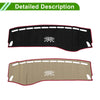 Mercedes Benz GLC 2016-2022 Black Red Dashboard Cover Mat