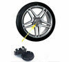 Auto Car 4 x Black Carbon Fiber Look Wheel Hub Center Caps Covers 60MM