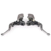 Motorcycle 22mm Black Clutch Brake Levers & Master Cylinder Reservoir