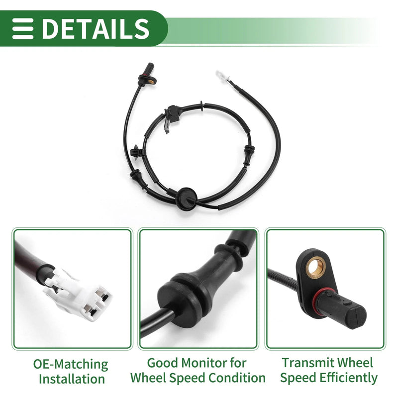 Hyundai Elantra 2013-2014 ABS Wheel Speed Sensor (2 x Sensors)