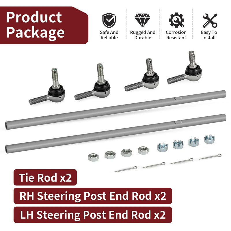 Polaris Scrambler Sportsman 2 x Steering Post Tie Rod Assembly (2008–2014)
