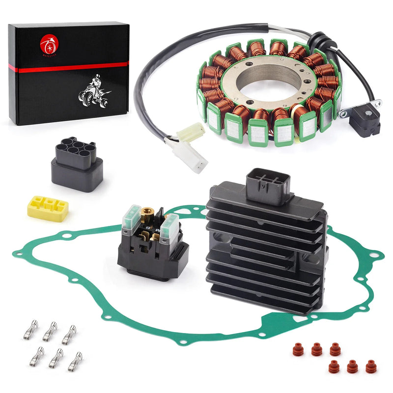 Yamaha V-Star 1100 XVS1100 Stator Relay Rectifier W Gasket (2004–2009)