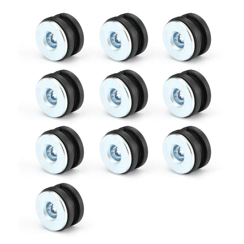 Motorcycle Scooter 10pcs M6 Eyelets Cushion Side Cover Fairing (F2)