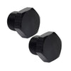 Universal 2 x Aluminum 6AN Block Off Cap ORB Plug Male Fitting Adapters