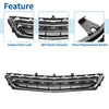 Chevrolet Impala Chrome Silver Tone Black Front Lower Bumper Grille