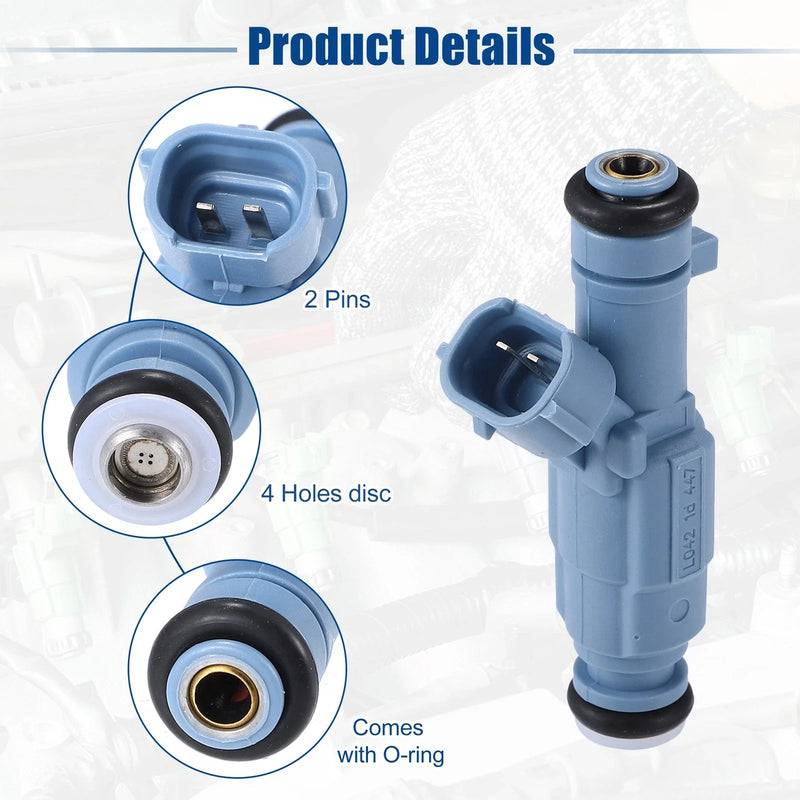 Hyundai Sonata 2.4L 4 x Fuel Injector Nozzles (2010-2015)