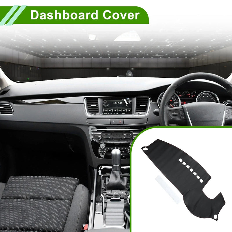 Peugeot 508 (2010-2015) Black Red Dashboard Cover Mat
