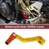 Bosuer M4 Gold Tone Orange Head Folding Motorcycle Gear Shifter Lever