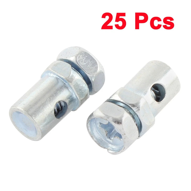Motorcycle 25 x Motorcycle Brake Cable Nipple Bolts Top Fitting Screw