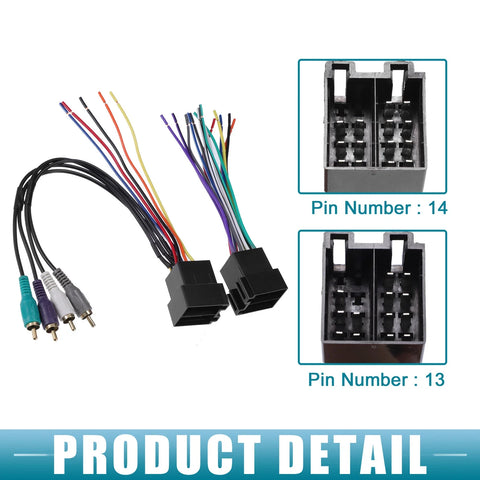 VW Stereo CD Player Radio Wiring Harness & Antenna Adapter (1980-Present)