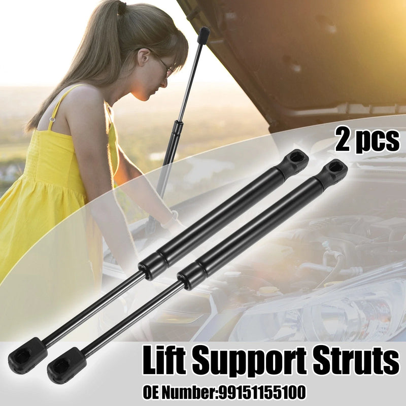 Porsche 911 2x Front Hood Lift Support Gas Struts (2012 - 2017)